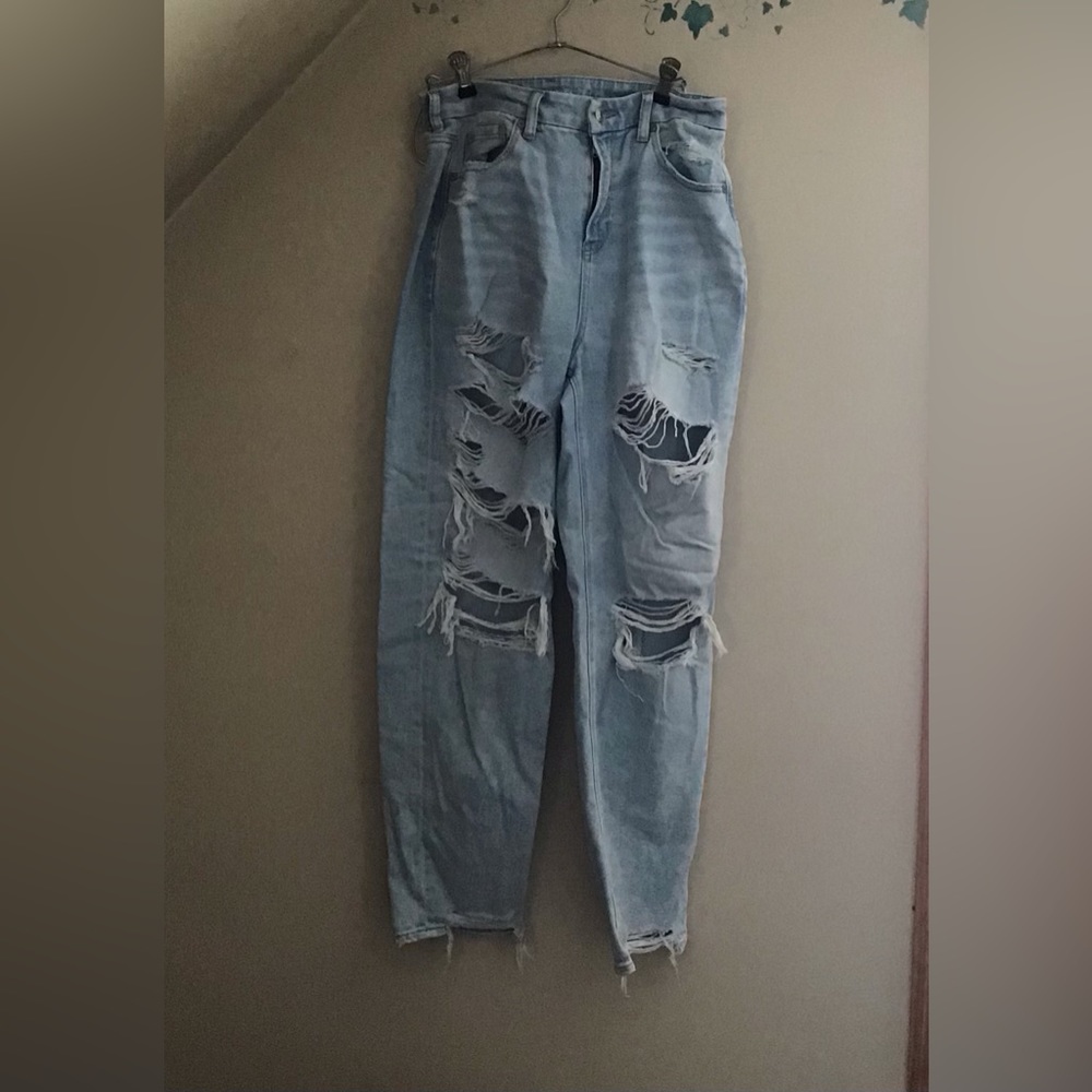 American Eagle Long Mom Jeans